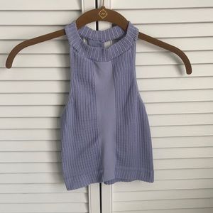 Free People Purple Crop Tank Top M/L